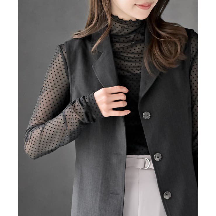 オープンカラージレワンピース | rps | 詳細画像5 