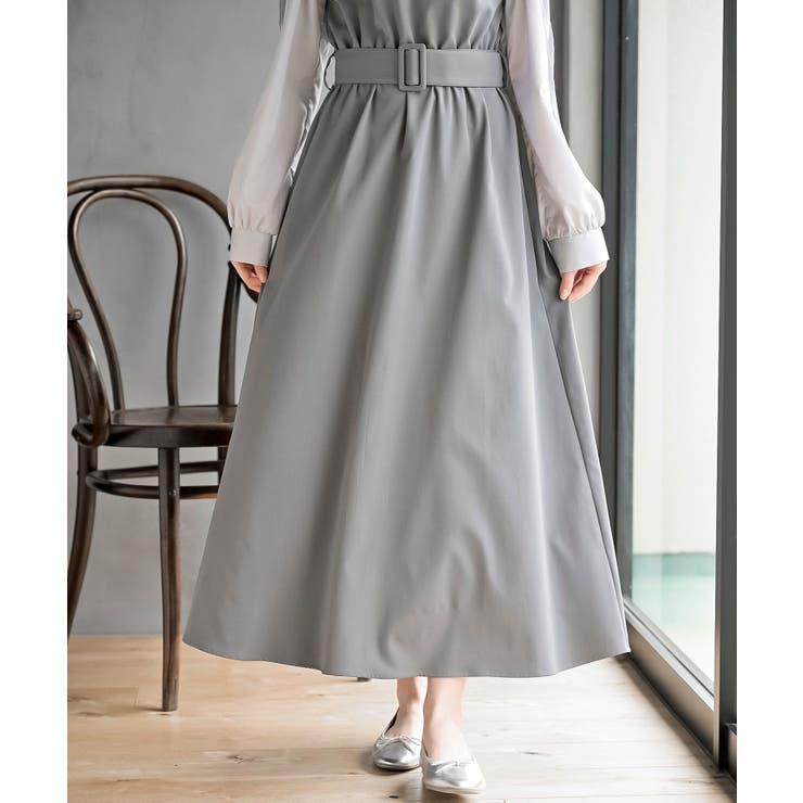 異素材切替リボン袖ドッキングワンピース | rps | 詳細画像6 