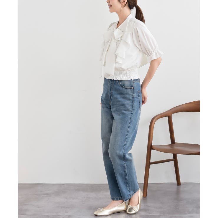 ボウタイフリルキャンディ袖ブラウス | rps | 詳細画像3 
