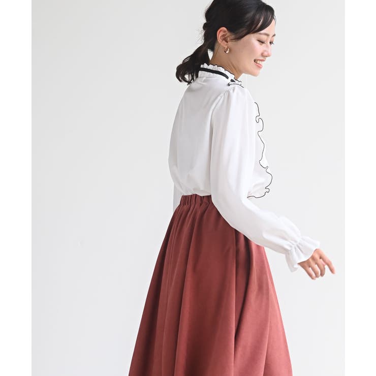 フリル＆ピンタックボータイブラウス[品番：RPSW0000693]｜rps（アール