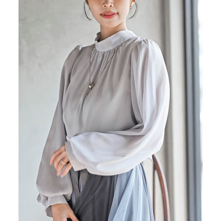 ラメシアーバルーンスリーブブラウス | rps | 詳細画像15 