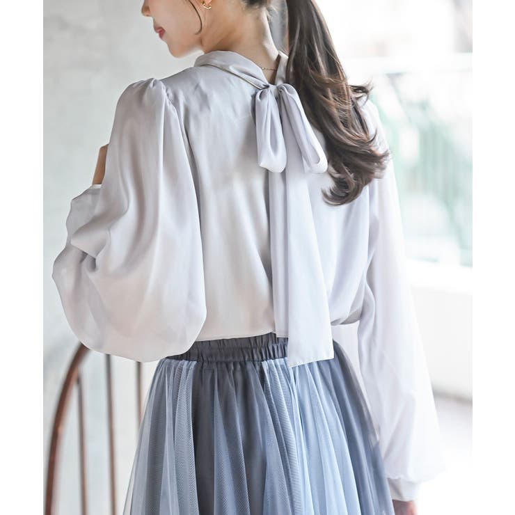 ラメシアーバルーンスリーブブラウス | rps | 詳細画像16 