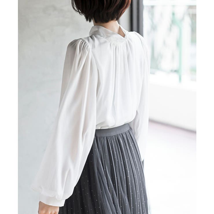 ラメシアーバルーンスリーブブラウス | rps | 詳細画像8 