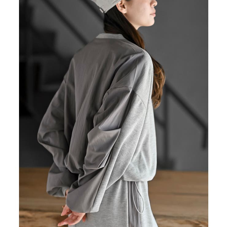 布帛切替裏毛プルオーバー×スカートセットアップ | rps | 詳細画像17 