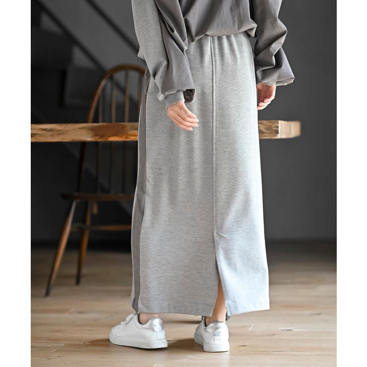 布帛切替裏毛プルオーバー×スカートセットアップ | rps | 詳細画像19 