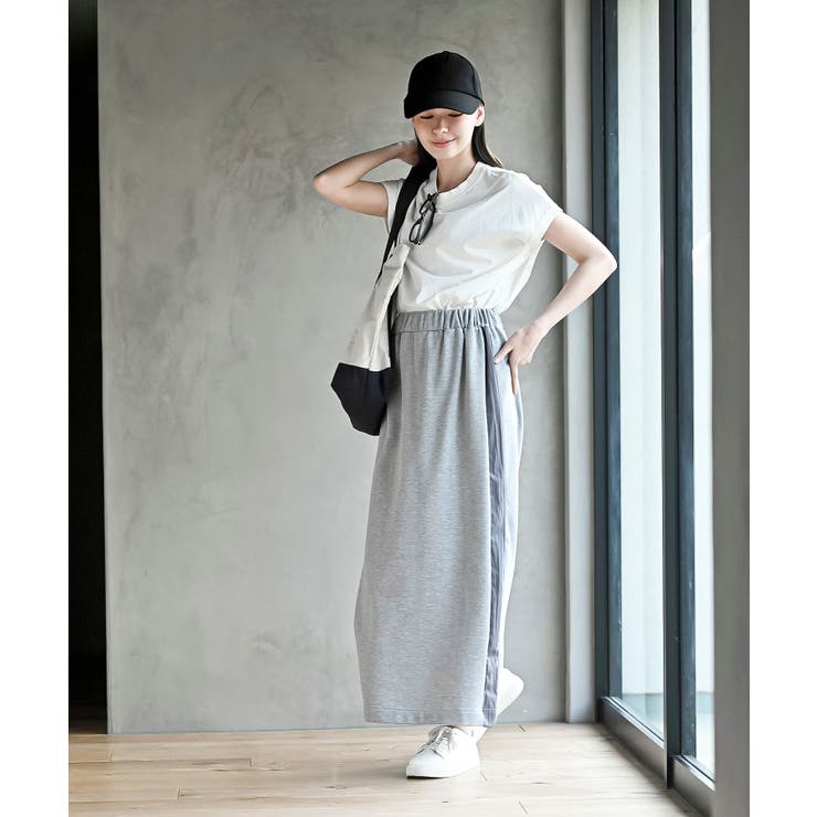 布帛切替裏毛プルオーバー×スカートセットアップ | rps | 詳細画像20 