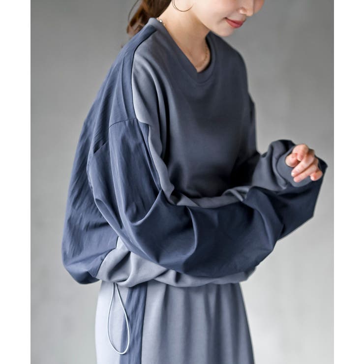 布帛切替裏毛プルオーバー×スカートセットアップ | rps | 詳細画像26 