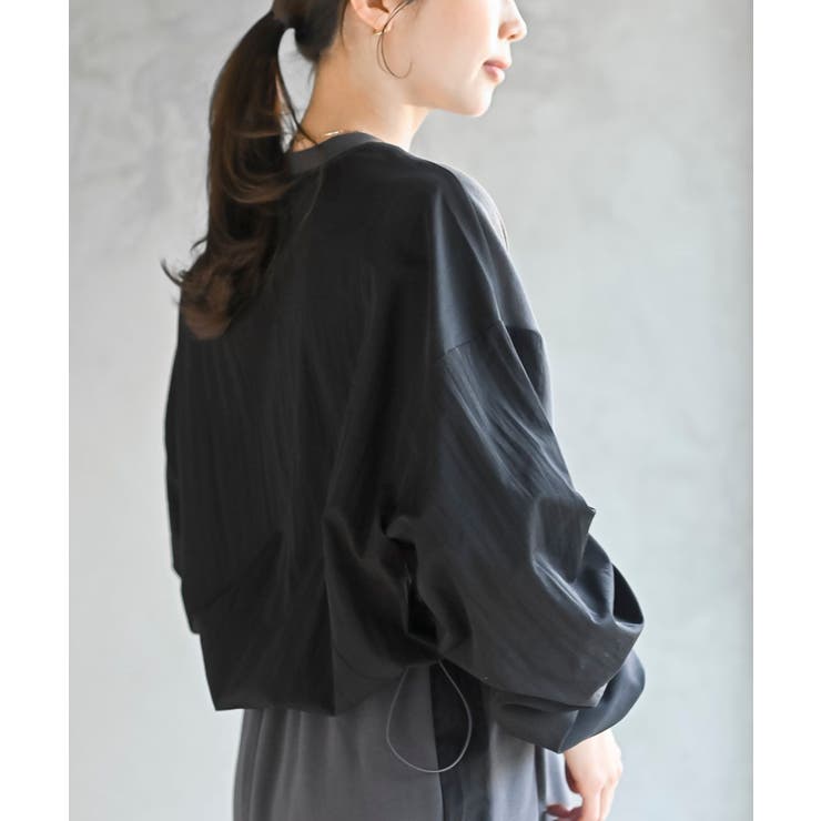 布帛切替裏毛プルオーバー×スカートセットアップ | rps | 詳細画像7 