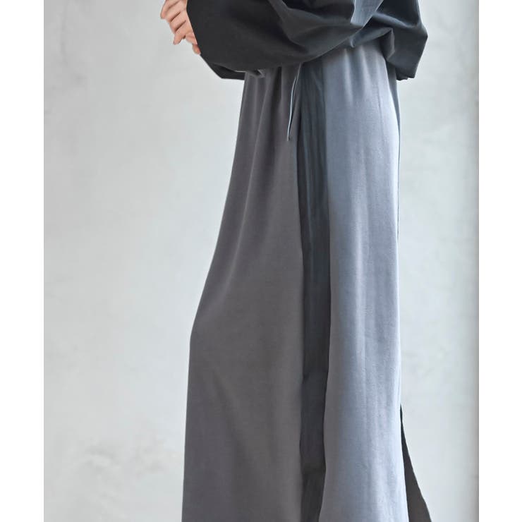 布帛切替裏毛プルオーバー×スカートセットアップ | rps | 詳細画像8 