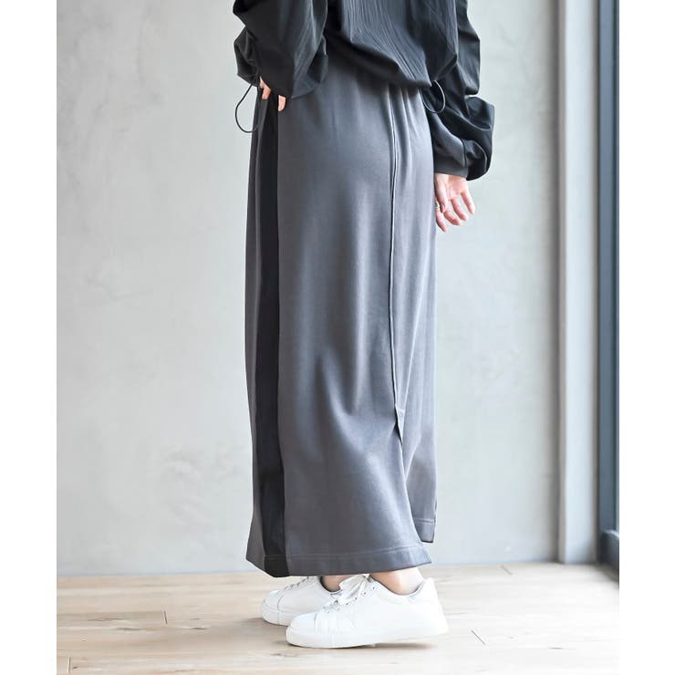 布帛切替裏毛プルオーバー×スカートセットアップ | rps | 詳細画像9 