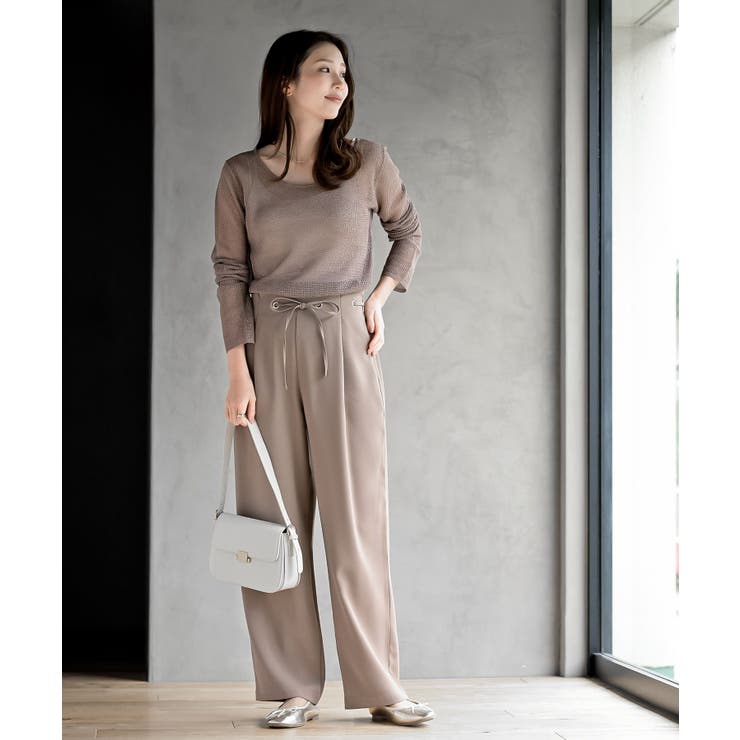 ボートネック透かしラメニットプルオーバー | rps | 詳細画像18 