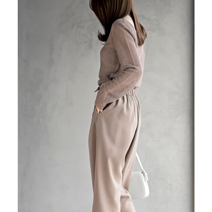 ボートネック透かしラメニットプルオーバー | rps | 詳細画像19 