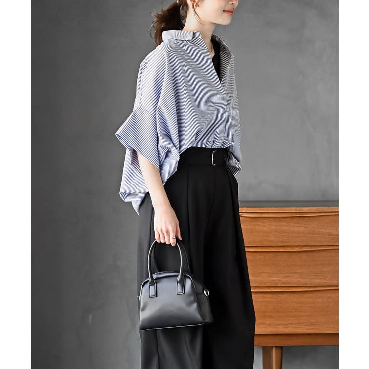 ストライプドルマンスキッパーシャツ | rps | 詳細画像11 