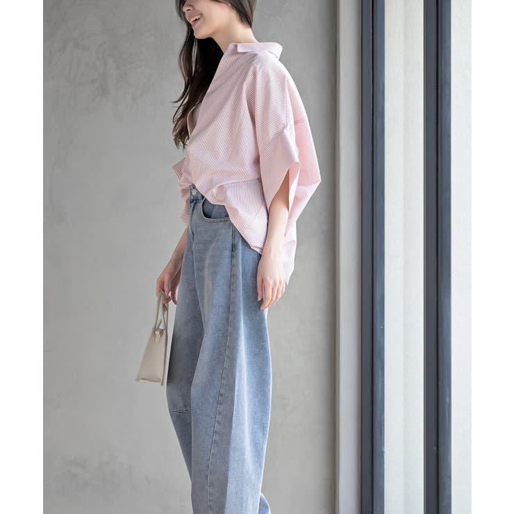 ストライプドルマンスキッパーシャツ | rps | 詳細画像19 