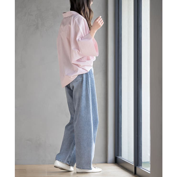 ストライプドルマンスキッパーシャツ | rps | 詳細画像21 