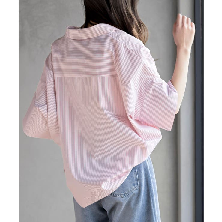 ストライプドルマンスキッパーシャツ | rps | 詳細画像24 