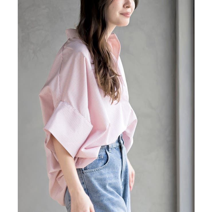 ストライプドルマンスキッパーシャツ | rps | 詳細画像25 