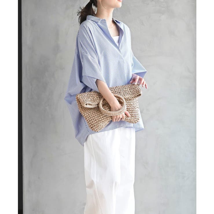 ストライプドルマンスキッパーシャツ | rps | 詳細画像3 