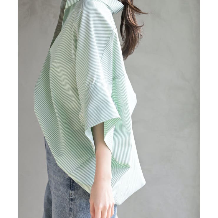 ストライプドルマンスキッパーシャツ | rps | 詳細画像33 