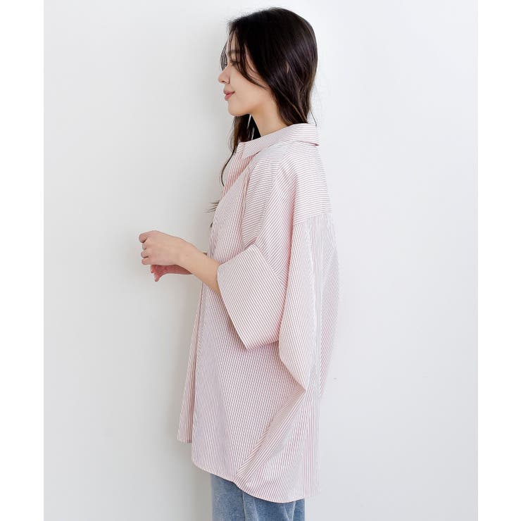 ストライプドルマンスキッパーシャツ | rps | 詳細画像34 