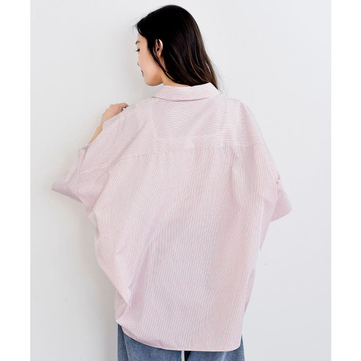 ストライプドルマンスキッパーシャツ | rps | 詳細画像35 