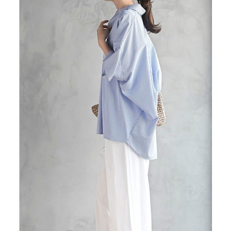 ストライプドルマンスキッパーシャツ | rps | 詳細画像5 