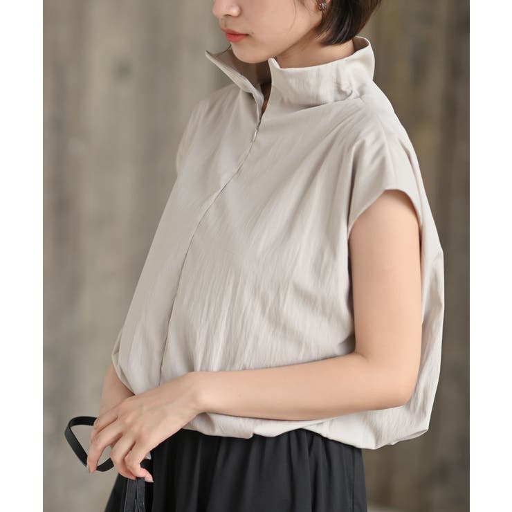 Lベージュ | ボトルネックバルーンプルオーバー | rps