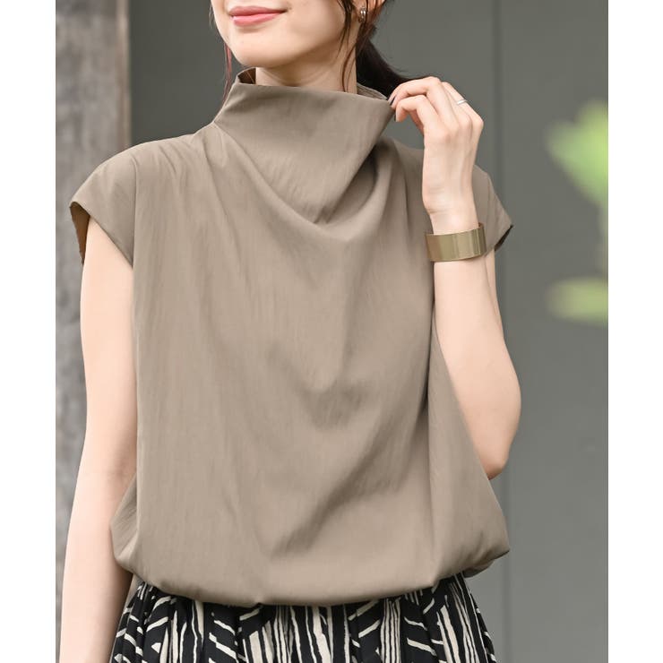 ブラウンカーキ | ボトルネックバルーンプルオーバー | rps