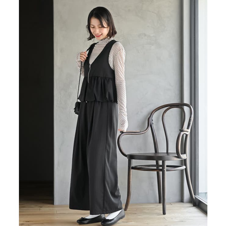 フロッキードットチュールハイネックプルオーバー | rps | 詳細画像30 