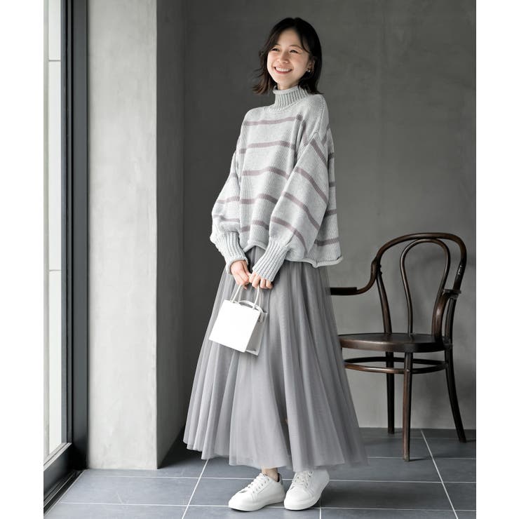 ハイネックボーダーニットプルオーバー | rps | 詳細画像12 