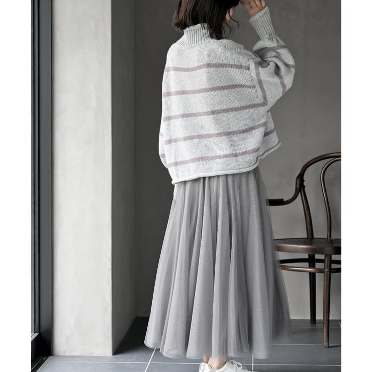 ハイネックボーダーニットプルオーバー | rps | 詳細画像14 