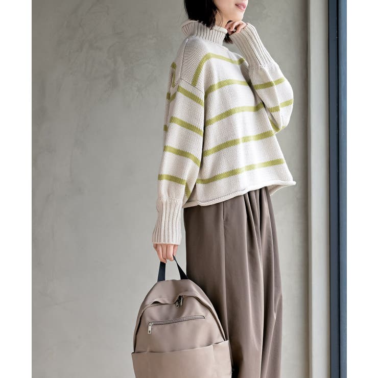 ハイネックボーダーニットプルオーバー | rps | 詳細画像22 