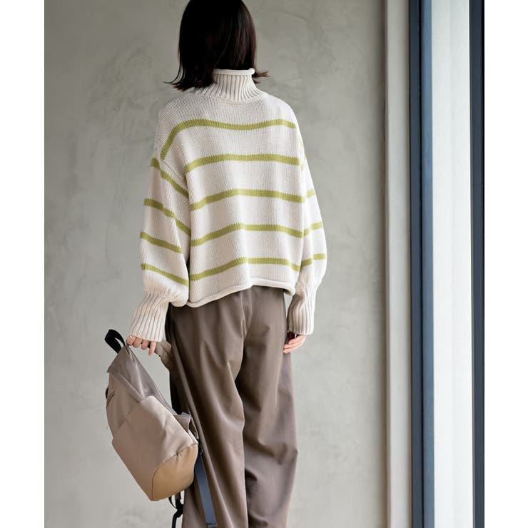 ハイネックボーダーニットプルオーバー | rps | 詳細画像23 