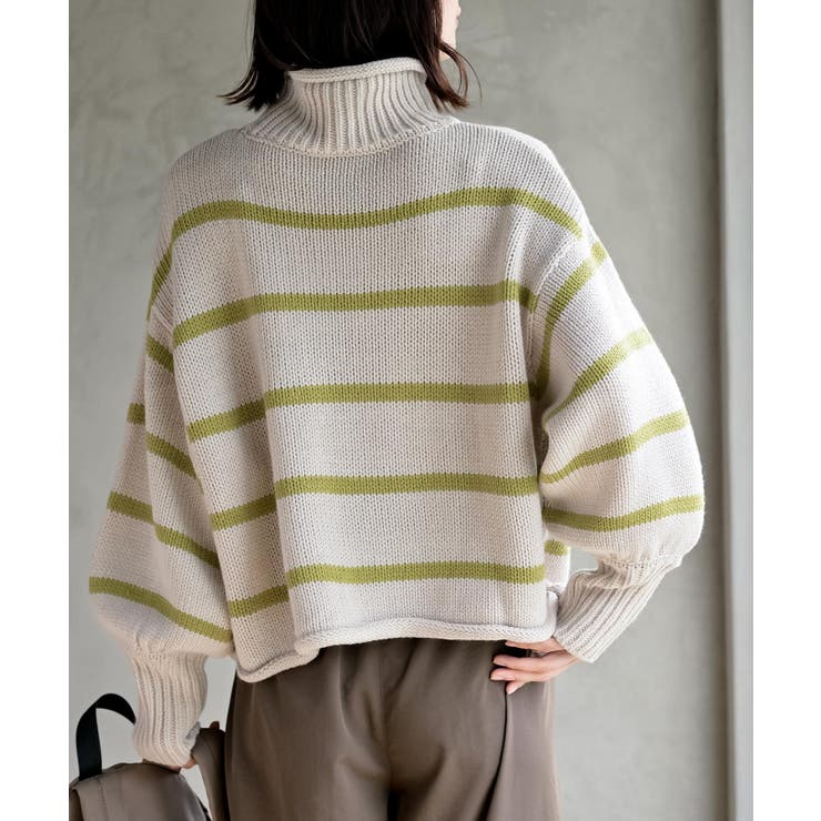 ハイネックボーダーニットプルオーバー | rps | 詳細画像26 