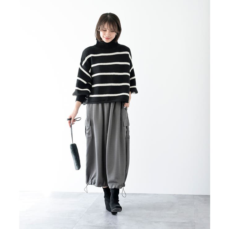 ハイネックボーダーニットプルオーバー | rps | 詳細画像38 