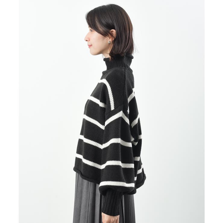 ハイネックボーダーニットプルオーバー | rps | 詳細画像39 