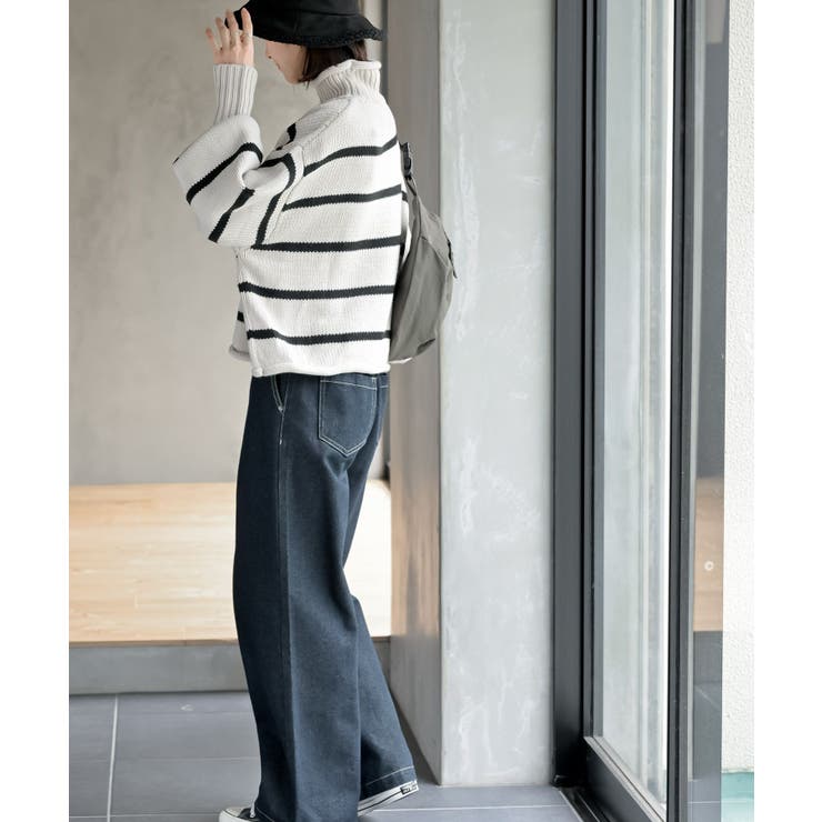 ハイネックボーダーニットプルオーバー | rps | 詳細画像5 