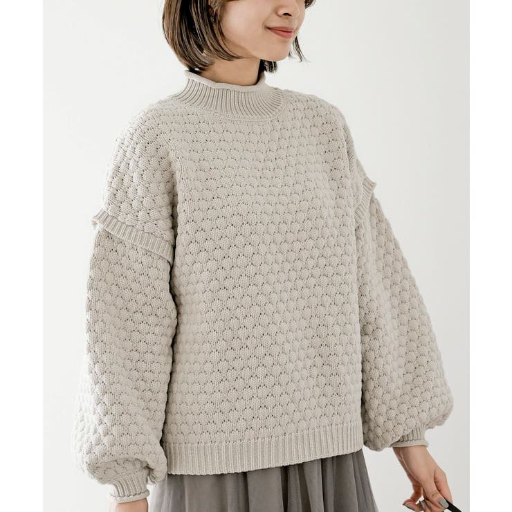スケールあみハイネックニットプルオーバー | rps | 詳細画像14 