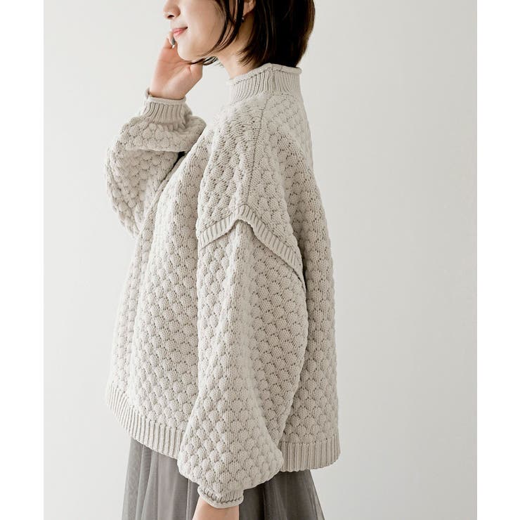 スケールあみハイネックニットプルオーバー | rps | 詳細画像15 