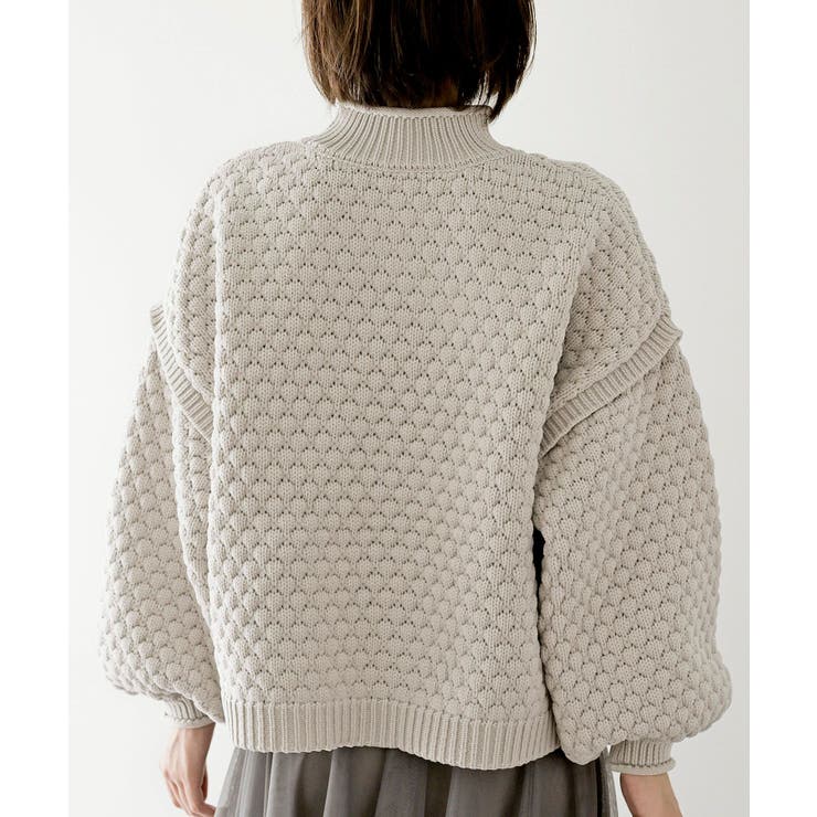 スケールあみハイネックニットプルオーバー | rps | 詳細画像16 