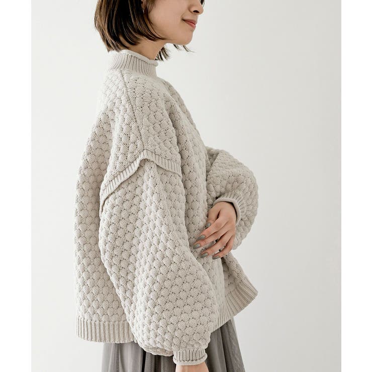 スケールあみハイネックニットプルオーバー | rps | 詳細画像17 
