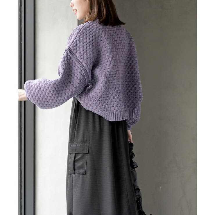 スケールあみハイネックニットプルオーバー | rps | 詳細画像19 