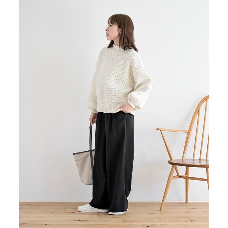 スケールあみハイネックニットプルオーバー | rps | 詳細画像2 