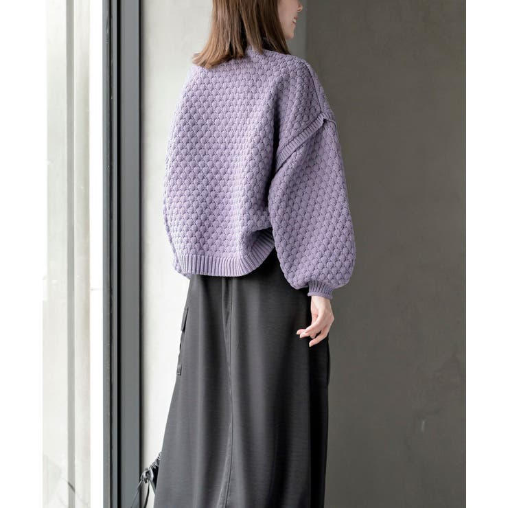 スケールあみハイネックニットプルオーバー | rps | 詳細画像20 
