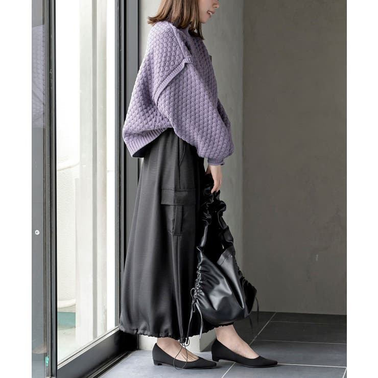 スケールあみハイネックニットプルオーバー | rps | 詳細画像21 