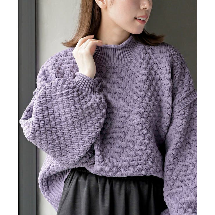 スケールあみハイネックニットプルオーバー | rps | 詳細画像22 