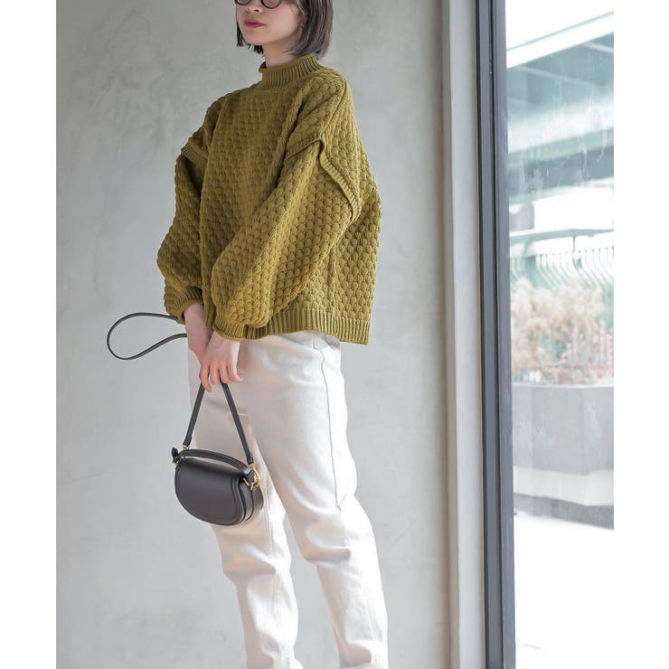 スケールあみハイネックニットプルオーバー | rps | 詳細画像27 