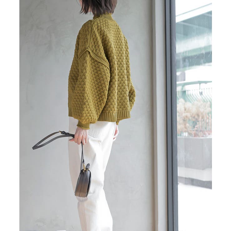 スケールあみハイネックニットプルオーバー | rps | 詳細画像28 