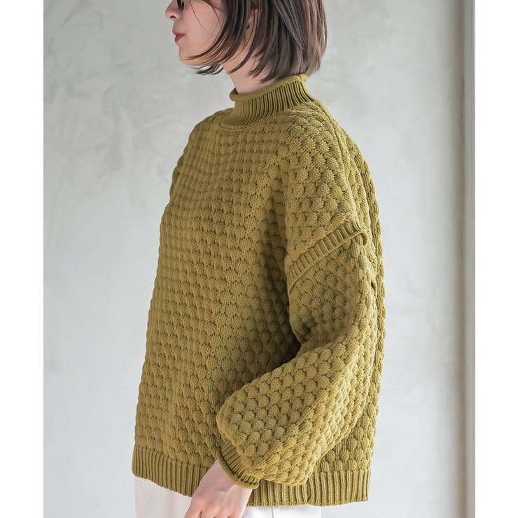 スケールあみハイネックニットプルオーバー | rps | 詳細画像31 