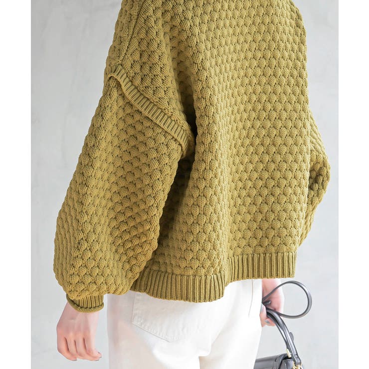 スケールあみハイネックニットプルオーバー | rps | 詳細画像32 